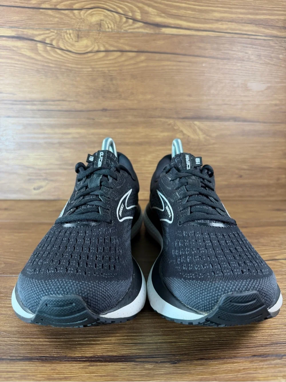 Brooks Glycerin 19 Black Running Shoes - Womens 9.5 Wide Athletic‎ Sneakers